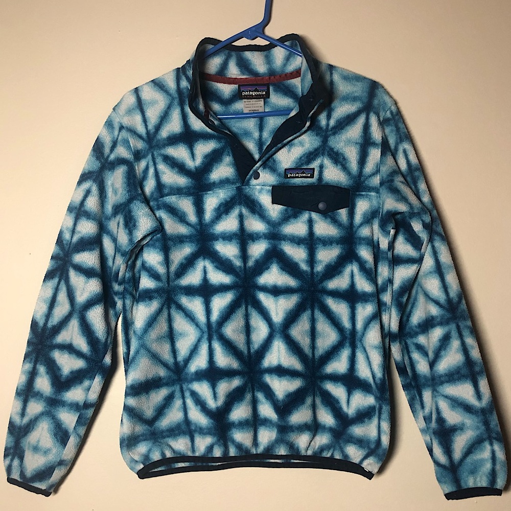 RARE Patagonia Synchilla Shibori Tye Die Fleece
